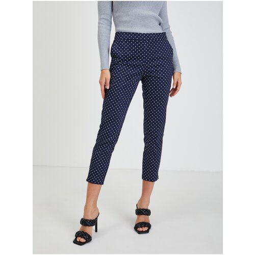 Orsay Dark blue polka dot shortened trousers - Ladies Cijene