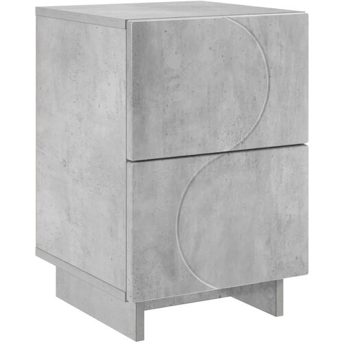  Noćni ormar Betonska siva 33 5 x 34 5 x 50 cm Konstruirano drvo - Betonska siva 1 Slike