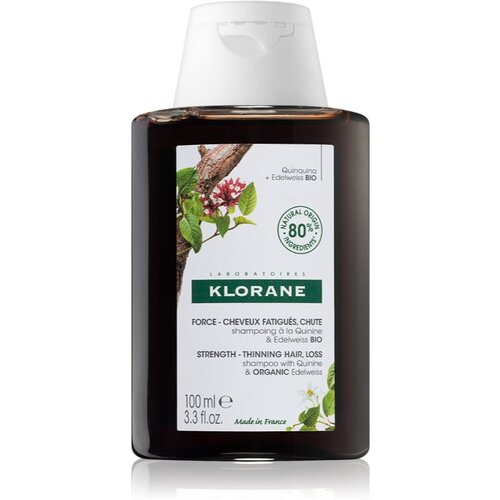 Klorane Quinine & Edelweiss Bio šampon za učvršćivanje protiv gubitka kose 100 ml Cijene