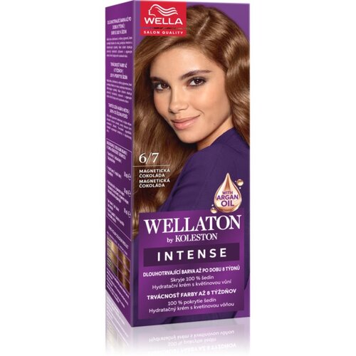 Wella ton by Koleston permanentna barva za lase z arganovim oljem odtenek 6/7 Magnetic Chocolate 1 kos Cene
