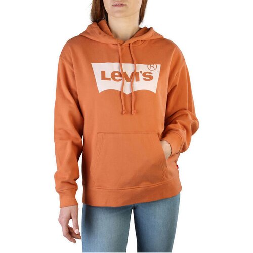 Levi's Puloverji - 18487_graphic Oranžna Cene