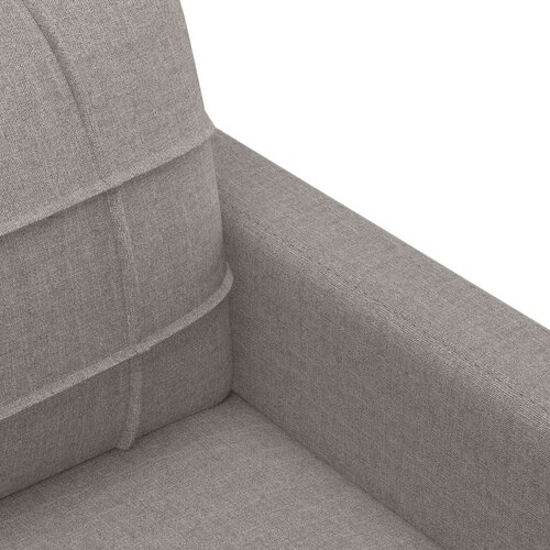  4-dijelni set sofa s jastucima smeđesivi od tkanine Slike