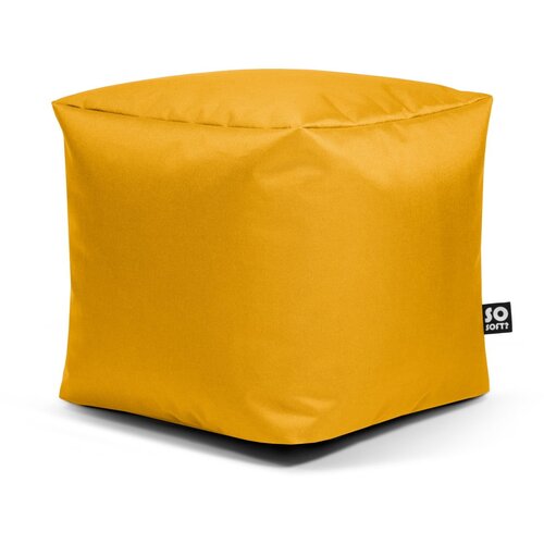 So Soft? Rumena otroška vreča za sedenje Cube M – Cene