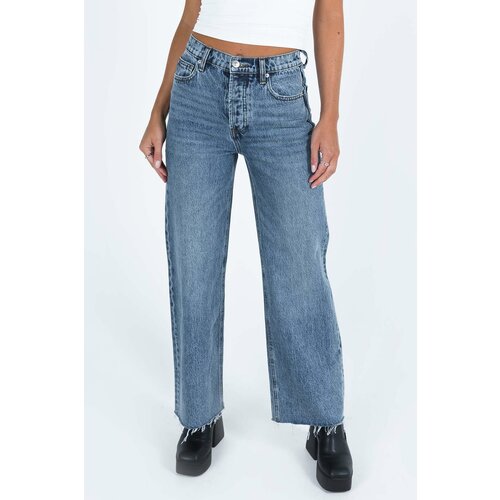 Madmext Blue Relaxed Fit Women's Jeans Slike