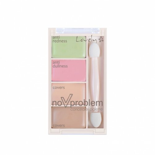 Lovely Makeup Paleta korektora u četiri osnovne nijanse, No Problem Slike