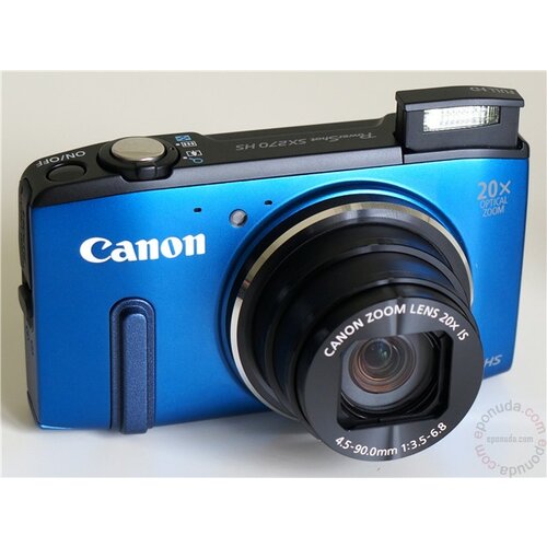 Canon Powershot SX270 HS - blue digitalni fotoaparat Slike