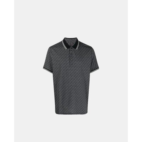Michael Kors Majice s kratkimi rokavi CS550V85KS MK SIG GREENWICH POLO Črna Slike