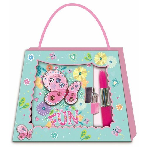  Dnevnik sa katancem u setu butterfly fun 56l r642301 ( 09/70035 ) Cene