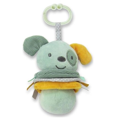 Lorelli IGRACKA ZA BEBE SA VIBRACIJOM DOG GREEN NATURAL (10191390009) Cene