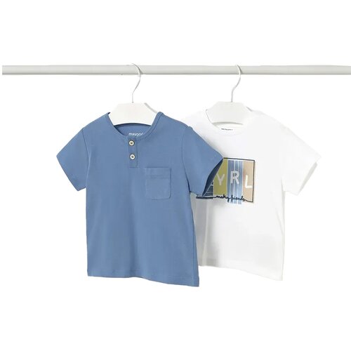 Mayoral komplet 2 majic s kratkimi rokavi capri blue Cene