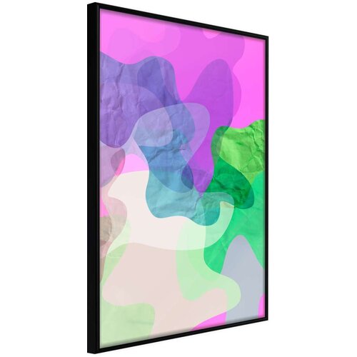  Poster - Colourful Camouflage (Pink) 20x30 Cene