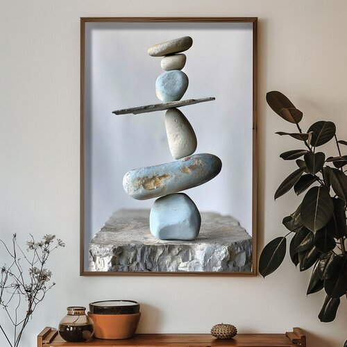 Wallity Slika za zid HUM086, 50 x 70 cm Cene