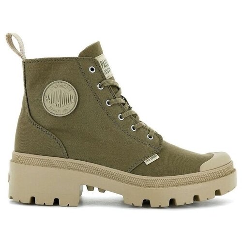 Palladium Gležnjarji PALLABASE TWILL Bež Slike