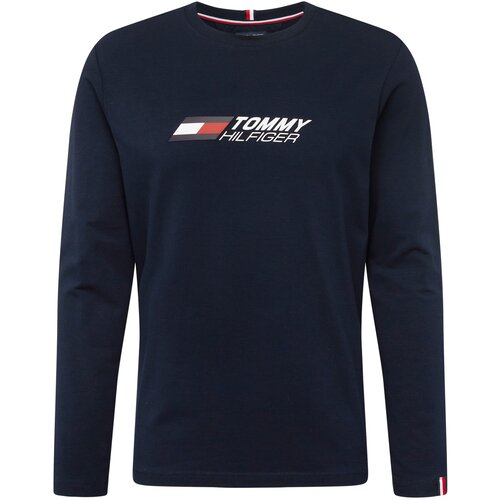 Tommy Hilfiger Majica temno modra / ognjeno rdeča / bela Slike