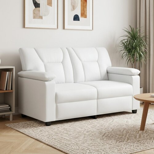 SOFA Bijela 151 x 85 x 93 cm Umjetna koža Slike