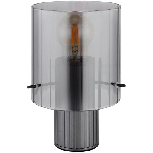 Globo 15904TS - Stona lampa TULIVAR 1xE27/40W/230V prečnik 14 cm siva Slike