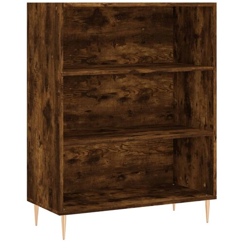 Maison Chic Knjižna omara - Knjižni regal dimljeni hrast 69,5x32,5x90 cm inženirski les, (21724496) Cene