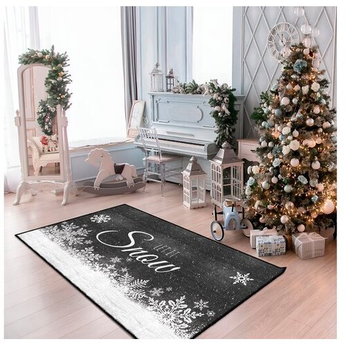 Conceptum Hypnose Tepih Woobtny0332, 240 x 300cm, Crno-Bijeli Cijene