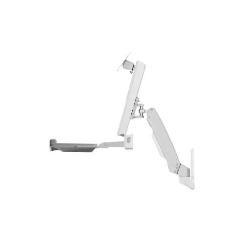 Icybox 1-struki Zidni nosač za monitor 25,4 cm (10) - 61,0 cm (24) Podesiv po visini, Mogučnost savijana IB-MS600-W Slike