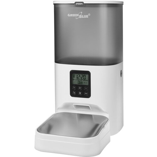 GreenBlue automatic pet food dispenser /feeder, 6L, USB 5V1A, GB393 Slike