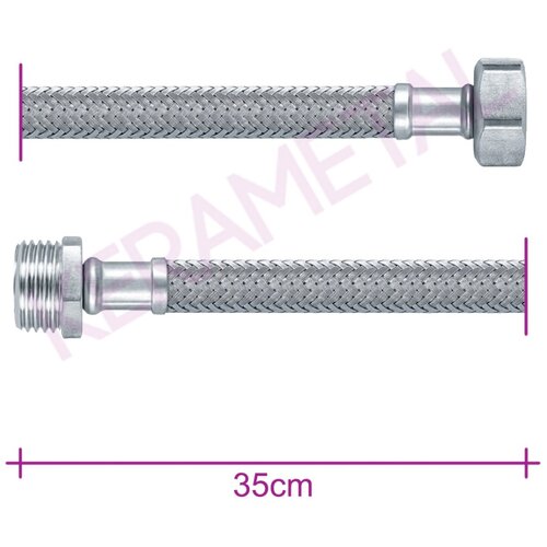 Remer brinoks FX 1/2 1/2 MF X 35 inox Cene