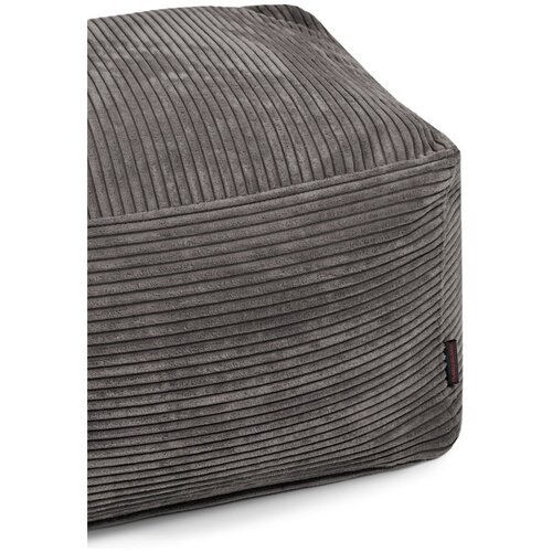 SLOWDOWN Temno rjava vreča za sedenje iz rebrastega žameta Softbox MooG &amp;ndash; Slike