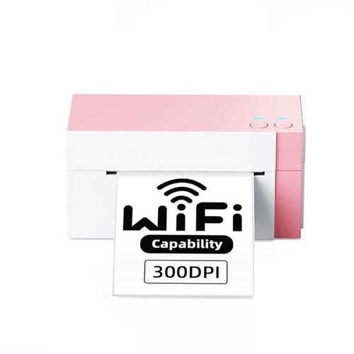 INF WiFi termični tiskalnik etiket 300dpi, WiFi+Bluetooth, 108mm White+Pink, (5000310208) Cene