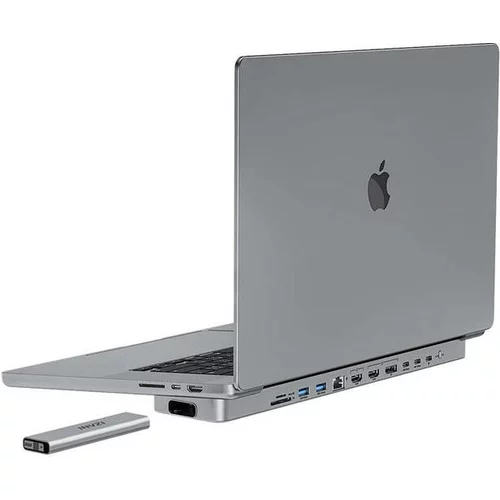 Invzi Priključna postaja / vozlišče USB-C za MacBook Pro 16 MagHub 12w2 s prostorom za SSD (siva)