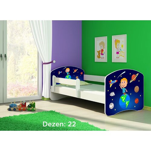 ACMA dečiji krevet ii 140x70 + dušek 6 cm WHITE22 Cene