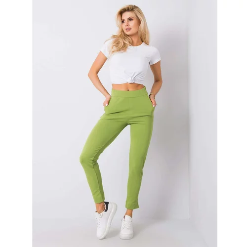 Fashion Hunters Women's green sweatpants