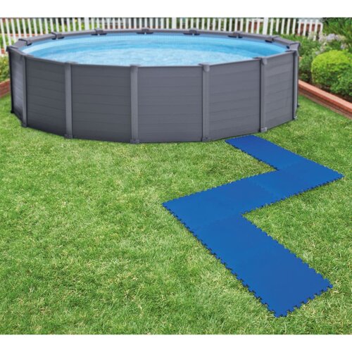 Intex za&amp;scaron;titne podloge za dno bazena 8 kom 50 x 50 cm plave Slike