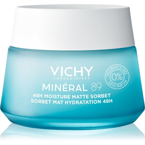 Vichy Min&amp;eacute;ral 89 Moisture Matte Sorbet sorbet krema za mje&amp;scaron;ovitu i masnu kožu 50 ml Slike