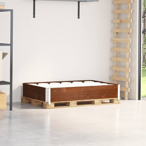 VidaXL okviri za palete smeđi 120 x 80 cm od masivne borovine Slike