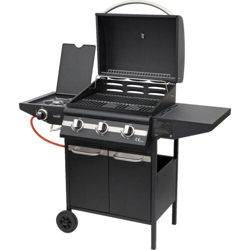 Home Plinski roštilj GRG01, 3 plamenika, 4x3.2kW, Crni Cijene