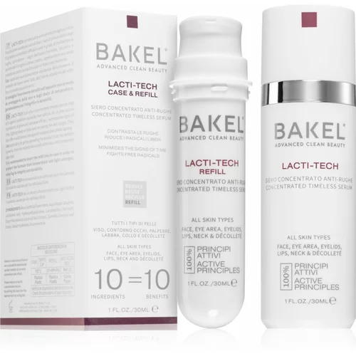 Bakel Lacti-Tech Case & Refill koncentrirani serum proti staranju kože + nadomestno polnilo 30 ml