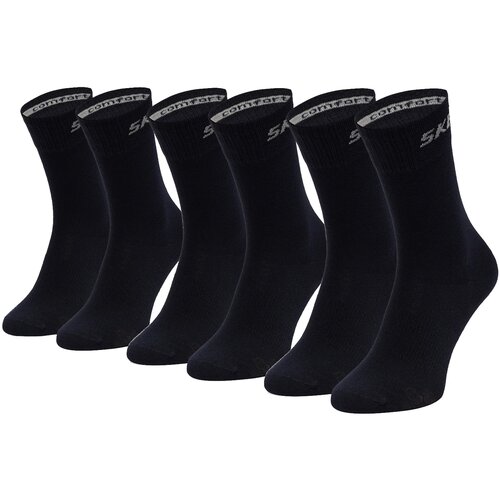 Skechers &amp;Scaron;portne nogavice 3PPK Mesh Ventilation Socks Modra Slike