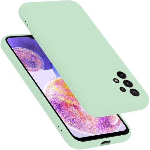 Cadorabo Ohi&scaron;je, združljiv s Samsungom v tekoči svetlo zeleni barvi - za&scaron;čitni pokrov iz fleksibilnega silikona TPU, (20596553) Cene