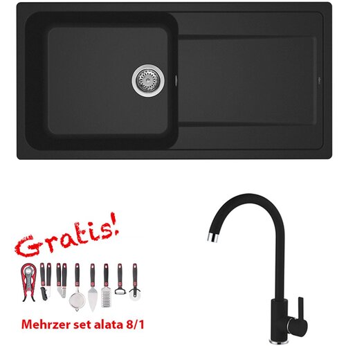ELLECI set life 480 + slavina C01 nero Cene
