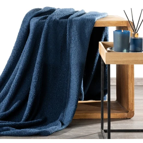 Eurofirany Unisex's Blanket 438701 Navy Blue