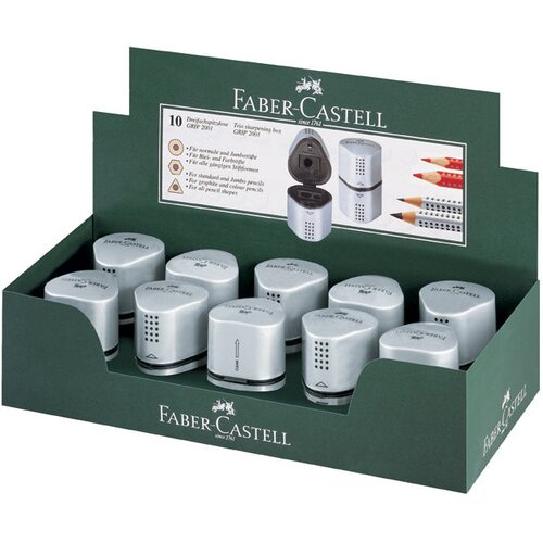  &amp;Scaron;ILJILO PVC S PVC KUTIJOM 3RUPE GRIP 2001 TRIO FABER CASTELL 183800 SREBRNO Slike