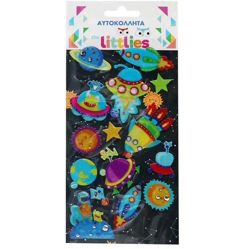 Luna The Littlies: Svemirski 3D pufasti set naljepnica 10x22cm Cene