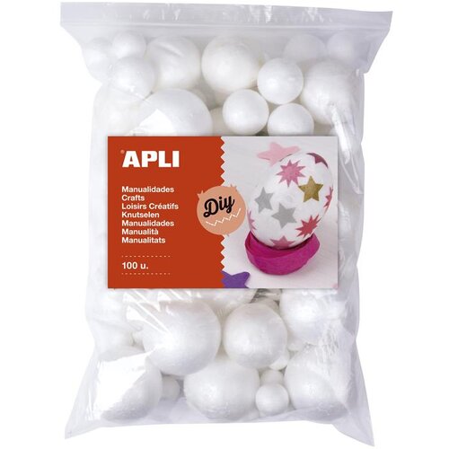 Apli Kroglice iz stiropora fi25mm 100 kos, (20455684) Slike