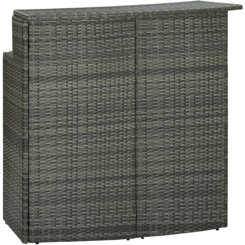 The Living Store Vrtni barski stol sivi 120 x 55 x 110 cm od poliratana Cijene