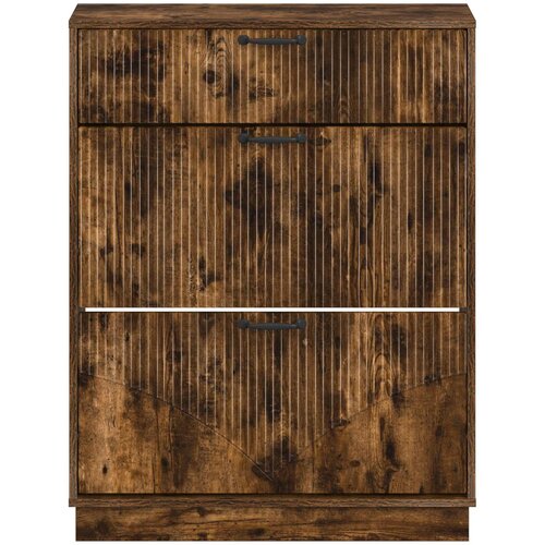  Ormar za cipele HOORN 78 x 24 x 100 cm Konstruirano drvo Slike