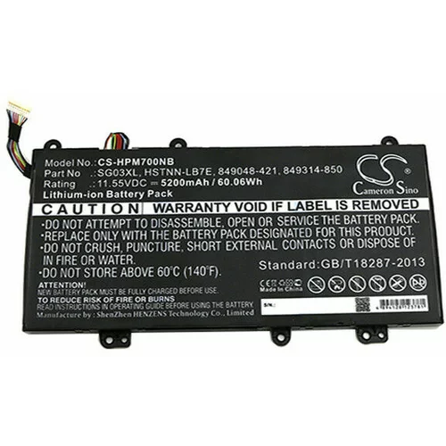 VHBW Baterija za HP Envy M7 17-U000 / 17t-U000 / 17t-U100 / M7-U000, 5200 mAh