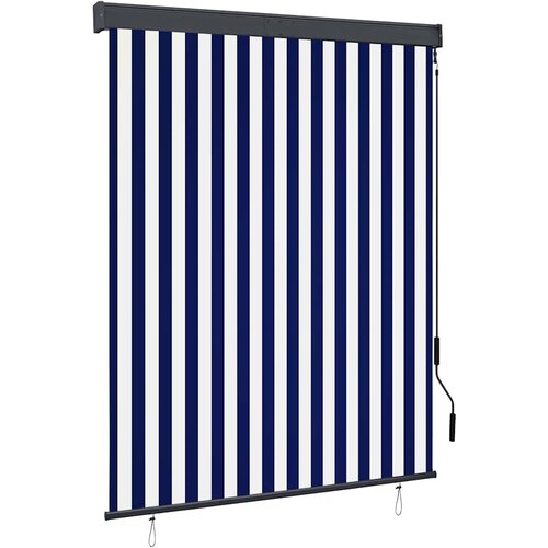  Vanjska roleta 140 x 250 cm plavo-bijela Cijene