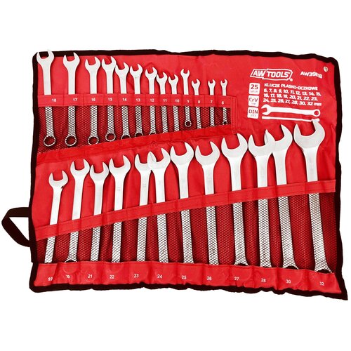 Awtools Key Flat-Ostek Set 25 PCS. /6mm-32 mm, (21250988) Slike