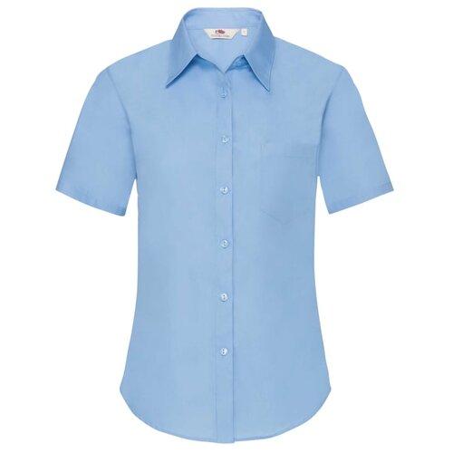 Fruit Of The Loom F18•LADIES SHORT SLEEVE POPLIN SHIRT Cene