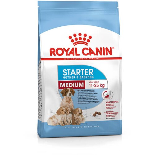 Royal Canin medium starter - hrana za &scaron;tence i kuje srednjih rasa (11-25kg) u graviditetu i laktaciji (1kg, 4kg, 15kg) 4kg Cene