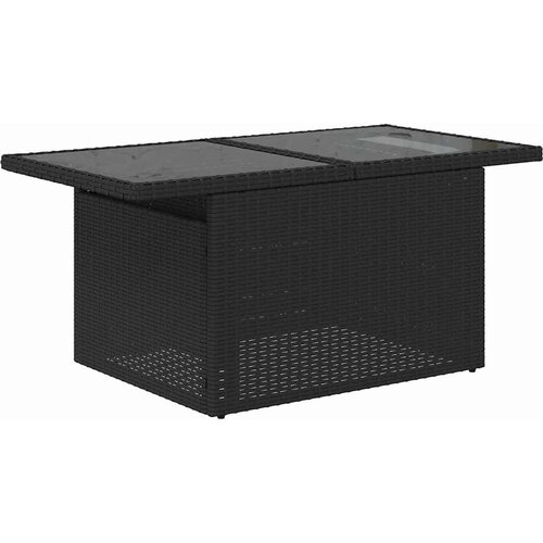  Sjedeća garnitura za vrt 7 kom. 6-Broj sjedala Crna i Tirkizna Slike